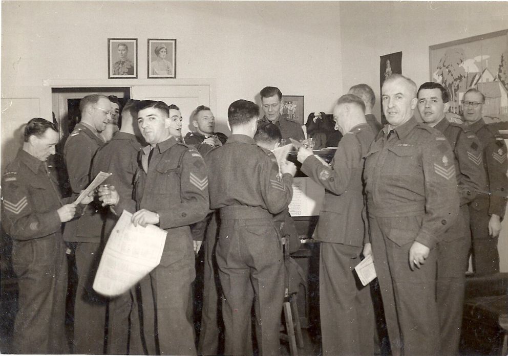 Aime in Sgt Mess in Prince Rupert in 1942